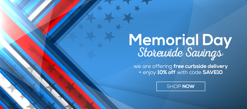 Memorial Day Storewide Savings