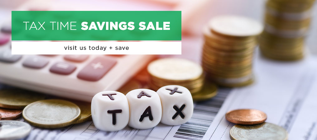 Tax Season Savings Sale