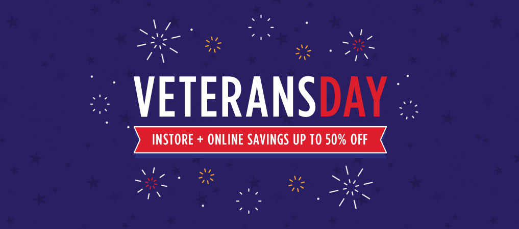 Veterans Day Savings